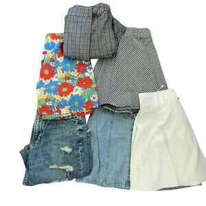 Bundle 6 Mix Skirts and Pant Womens Size 6